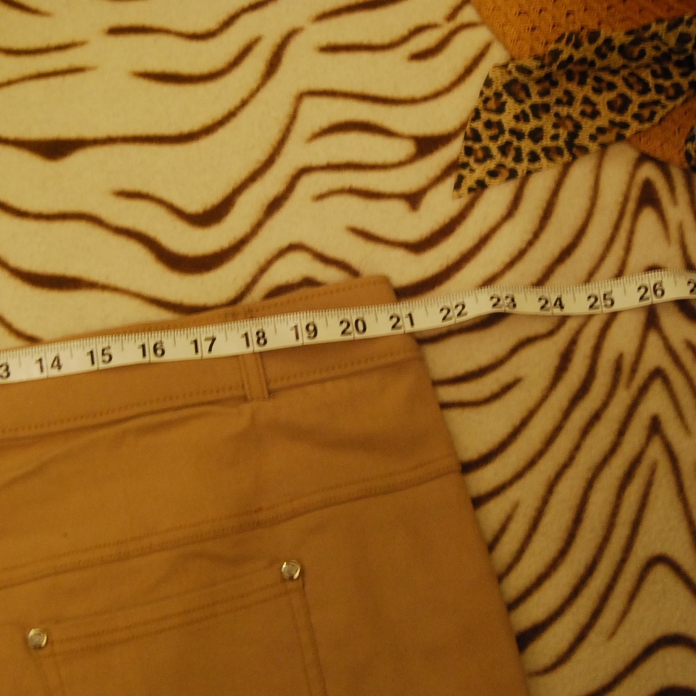 Tan Stretchy Shorts - Picture 4 of 5